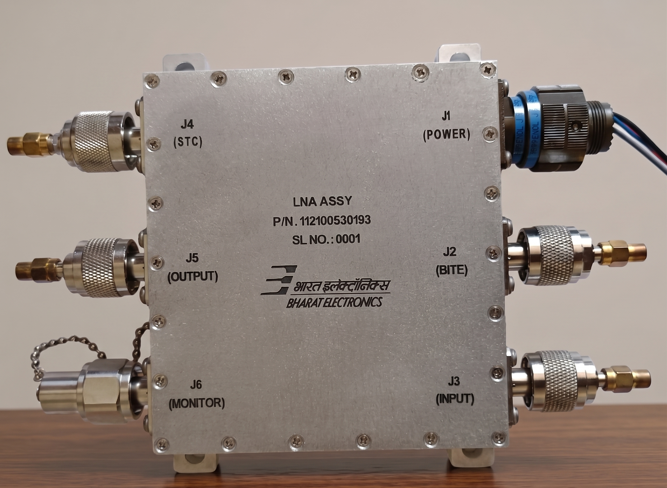 S-Band Low Noise Amplifier hardware
